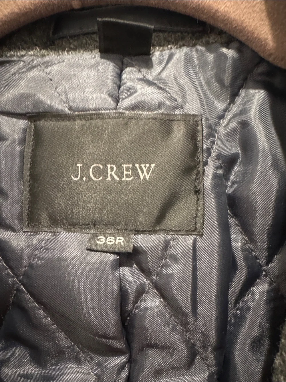 J. Crew Men's Gray Wool-Blend Overcoat - Classic Tailored Coat
